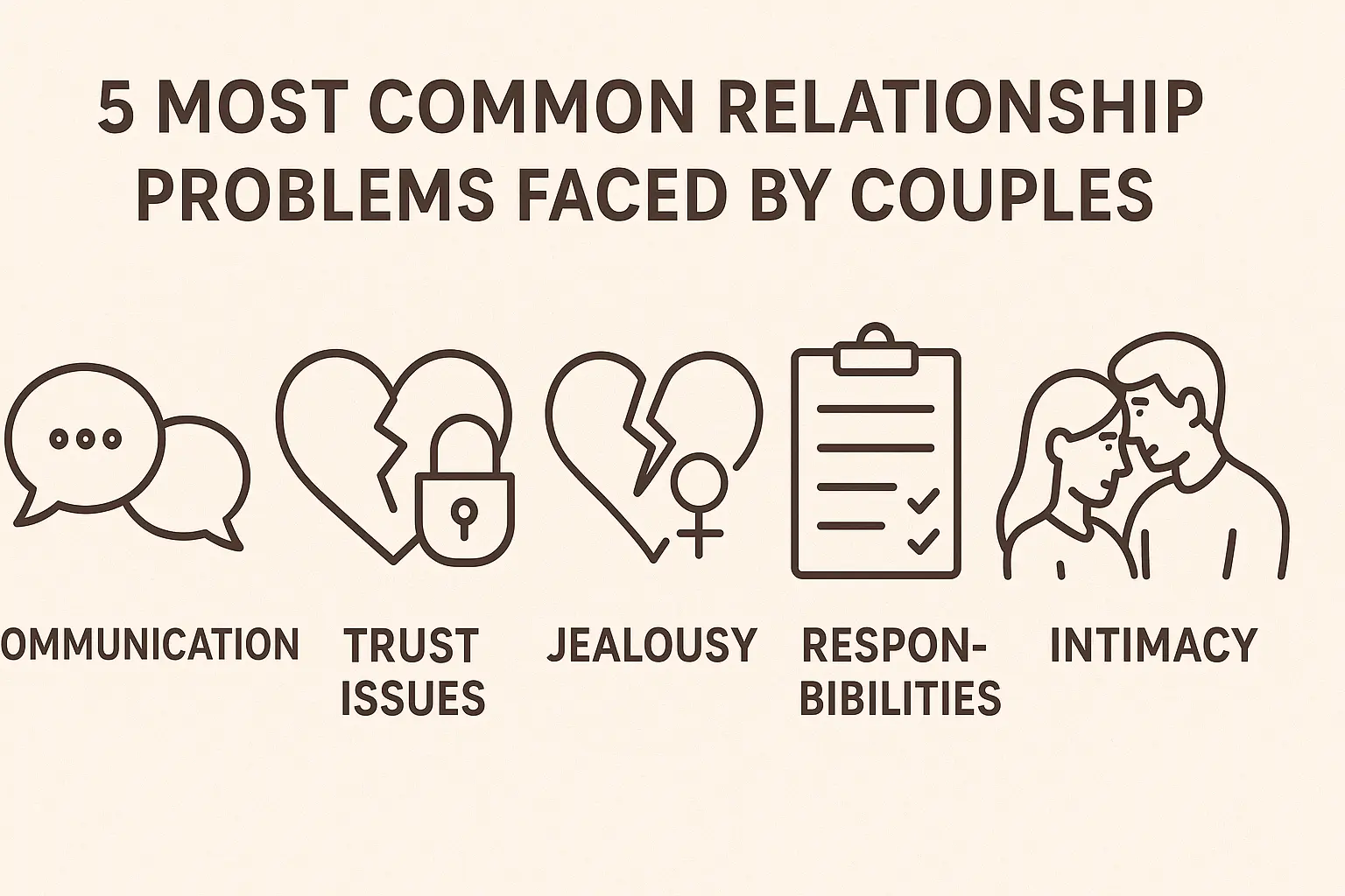5 Most Common Relationship Problems Faced By Couples