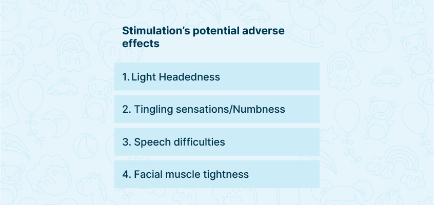 The adverse effects of stimulation