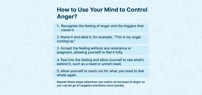 Ways to control anger with your mind