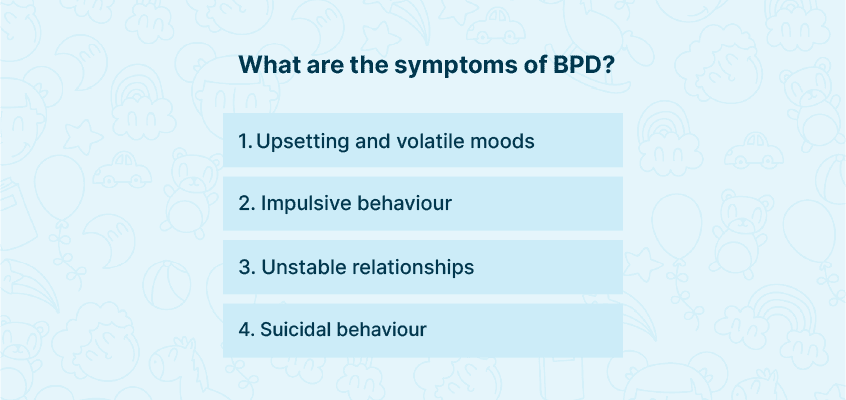 4 symptoms of BPD