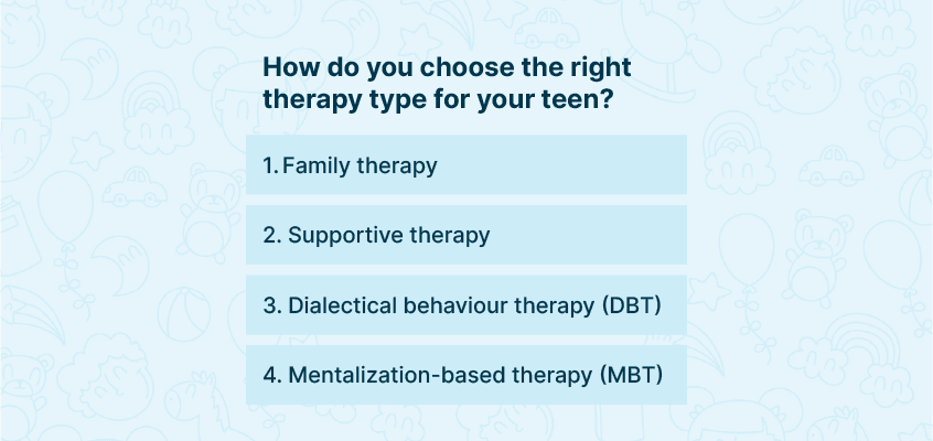 4 kinds of therapy right for teens