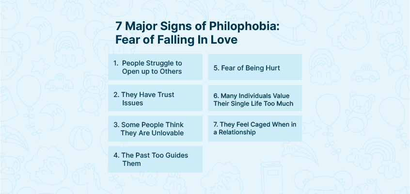 7 signs that you fear falling in love