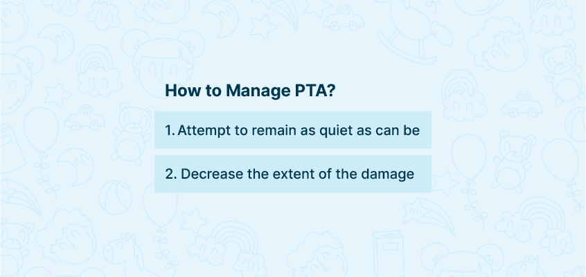 How to manage PTA