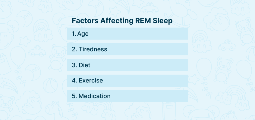 4 things that affect REM sleep
