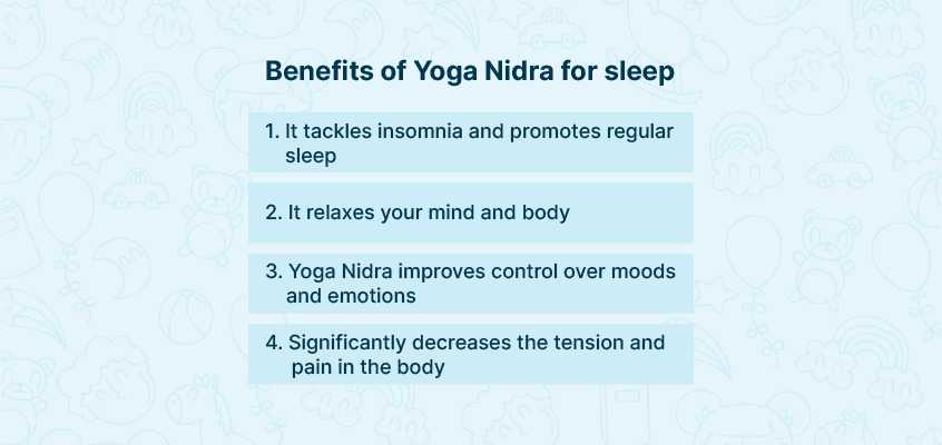 Benefits of Yoga Nidra for sleep