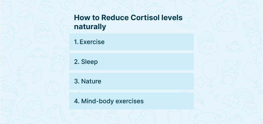 Reduce cortisol levels naturally