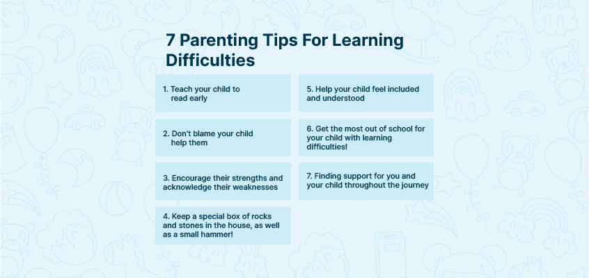 7 Parenting tips for learning difficulties 