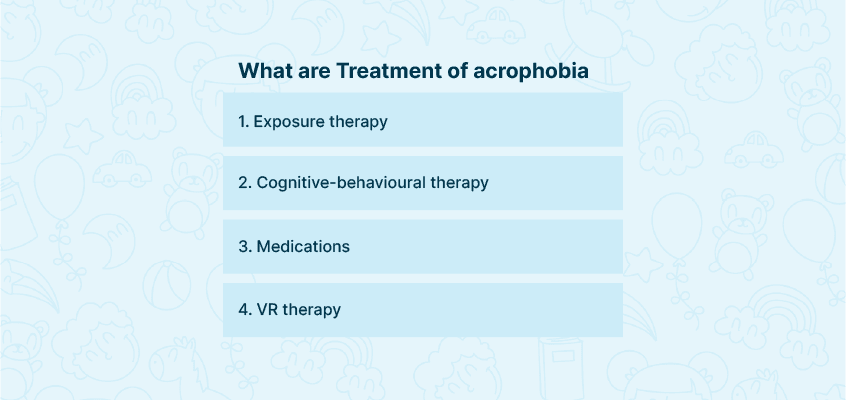 Treatment of acrophobia 