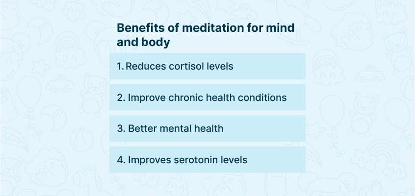 Benefits of meditation for mind and body 