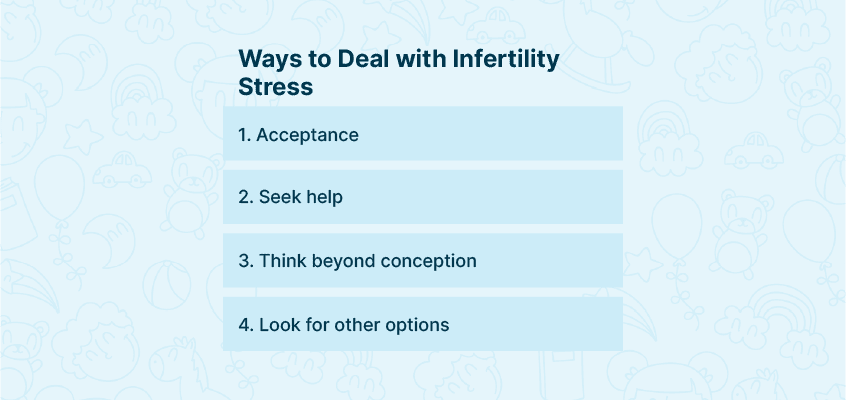 Ways to deal with infertility stress