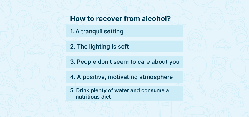 How to recover from alcohol