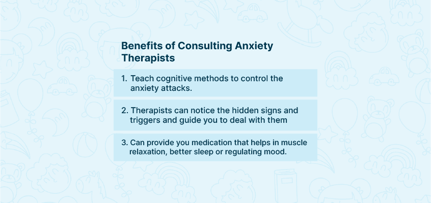 Benefits of cousulting anxiety