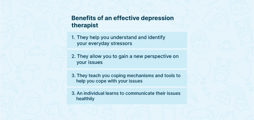 Effective depression therapist