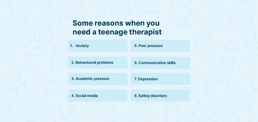Reasons when you need a teenage therapist