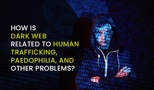 Teen standing in dark with binary signifying dark web