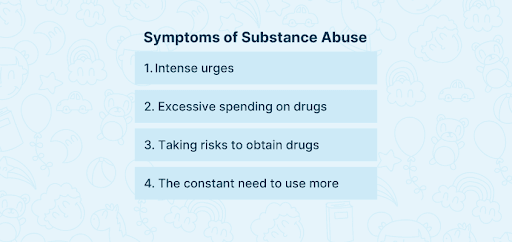 symptomes of substance abuse