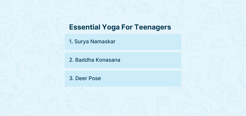 Essential yoga for teenagers