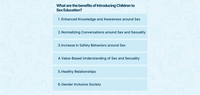 What are the benefits of Introducing Children to Sex Education?