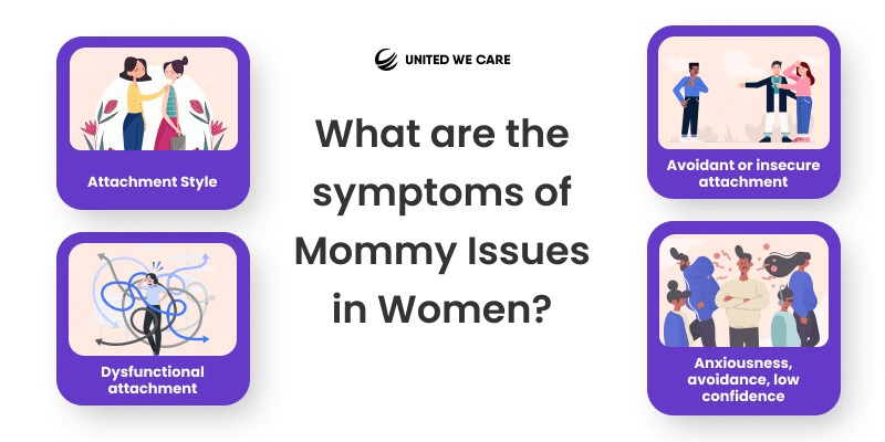 symptoms of mommy issues in women