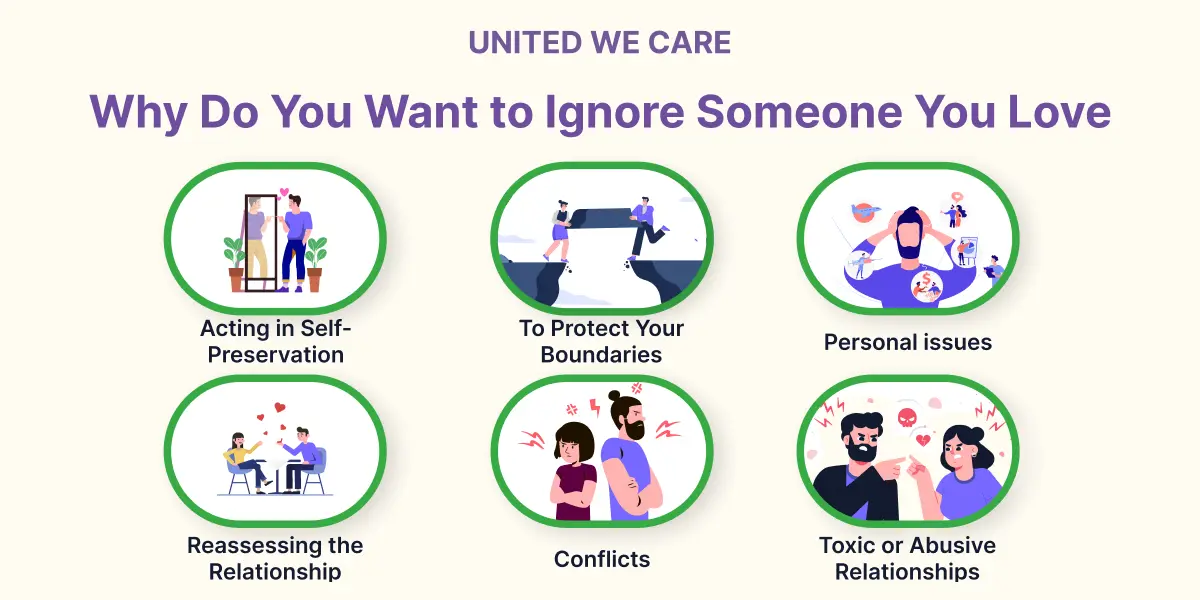 How to ignore someone you love 5 surprising tips united we care a