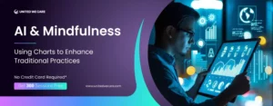AI-generated mindfulness charts illustrating stress levels and mood cycles