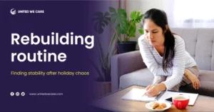 Rebuilding routine and finding stability after holiday chaos