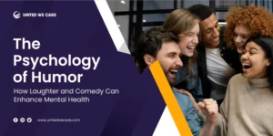 A group of people laughing together, highlighting social bonding through humor