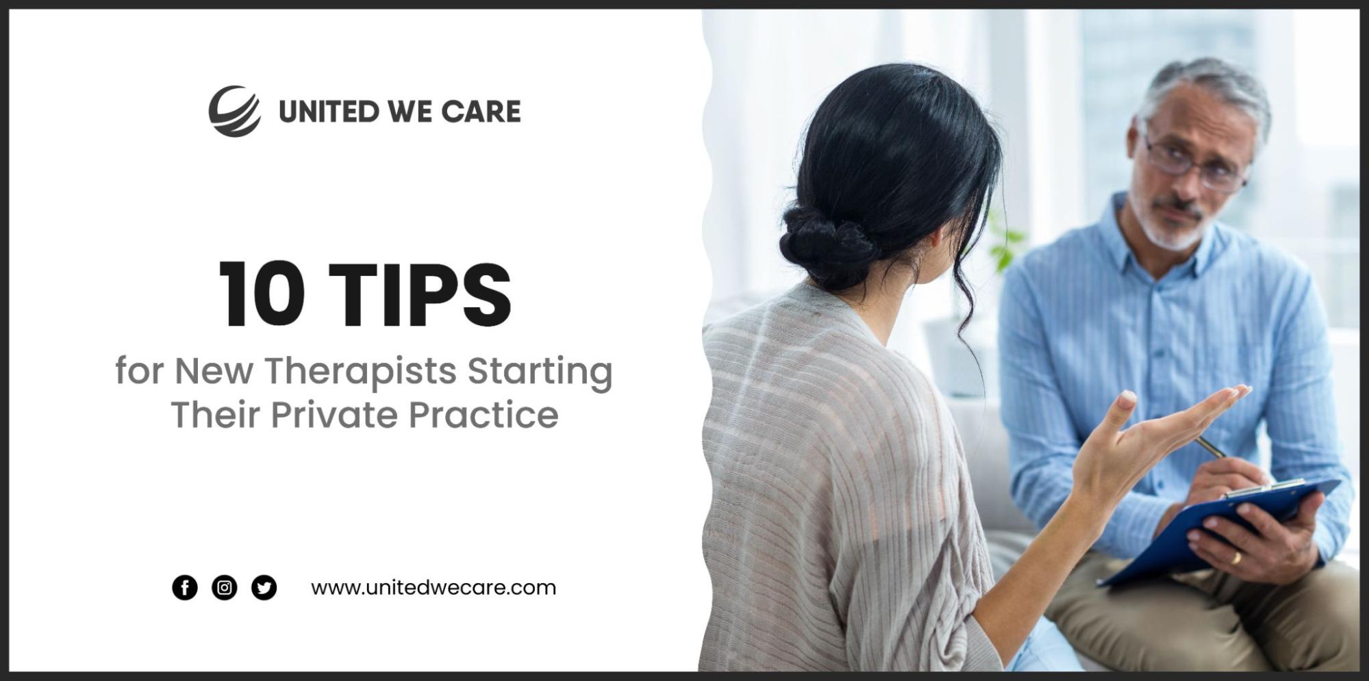 10 Tips for New Therapists Starting Their Private Practice