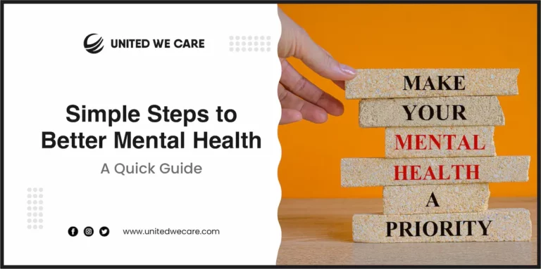 Person journaling or meditating for better mental health